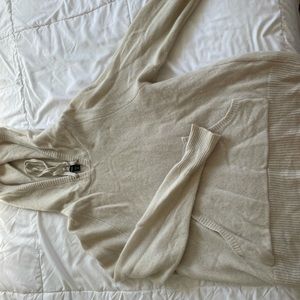 Cream hoodie Size 0
